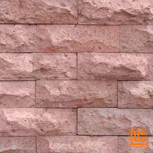 Piedrín Rosa para Fachadas
