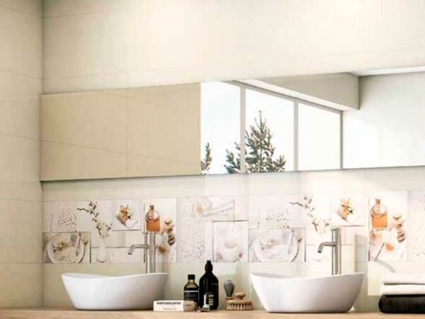 Decoración con mármol beige