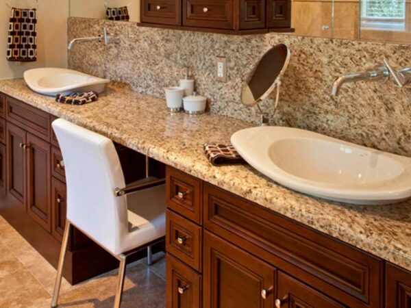 Granito santa cecilia ligth en muebles